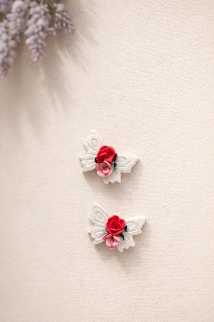 WHY CHOOSE HANDMADE? clay ear rings