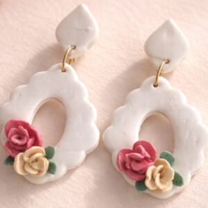 handmade polymer clay earrings