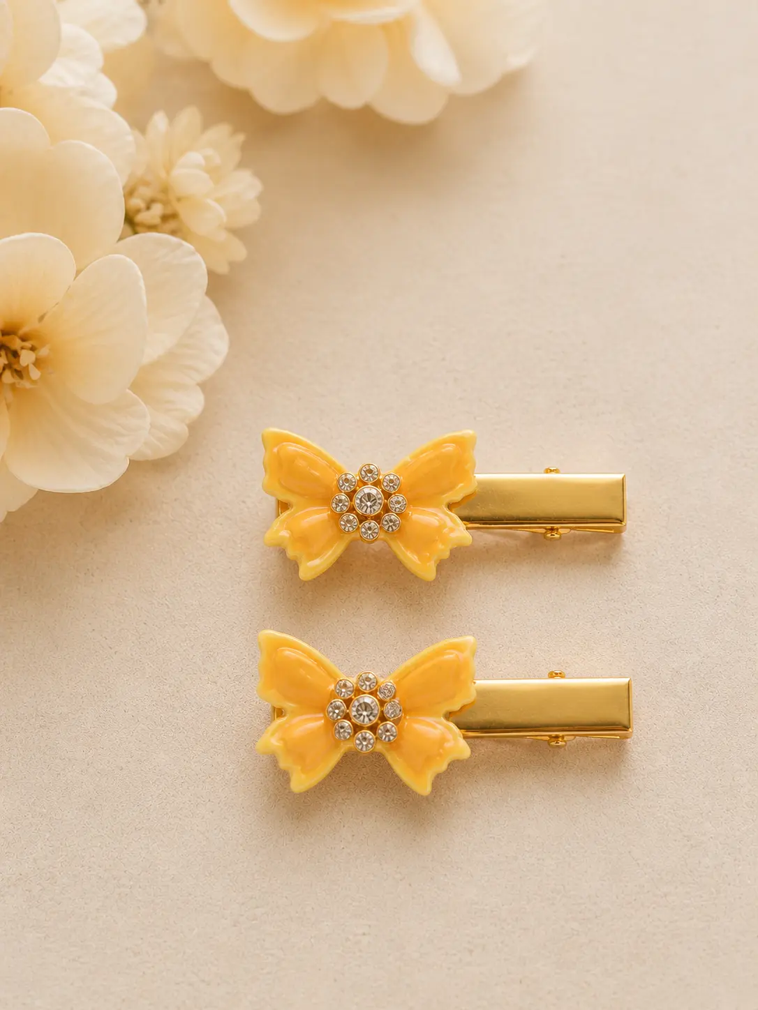 butter bloom hair clips butter bloom hair clips