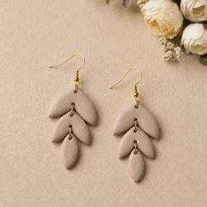 handmade clay earrings