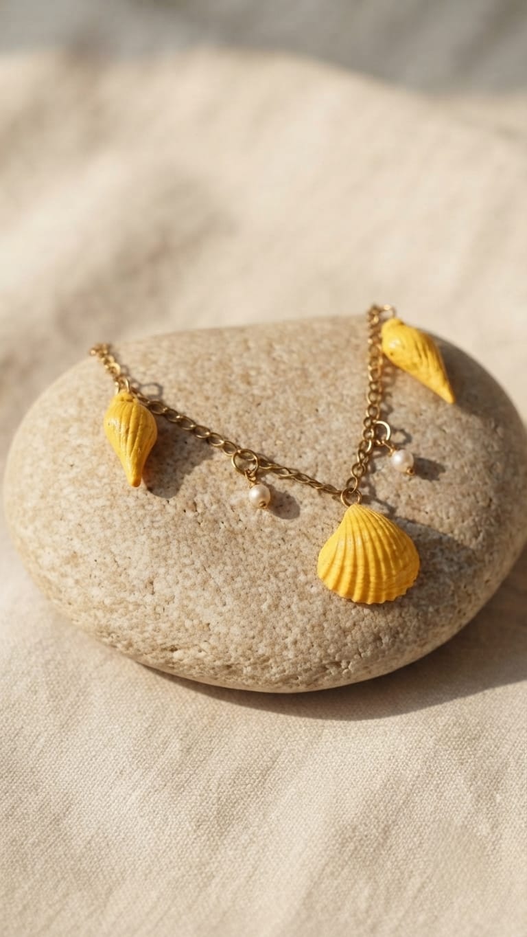 handmade clay golden mermaid charm pendant handmade clay golden mermaid charm pendant